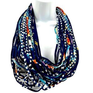 Dona Bela Shreds Shred Lite upcycled fabric necklace scarf boho jewelry NEW NWOT